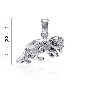 Fox Sterling Silver Pendant TPD4085 - Jewelry